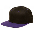 6 Panel Custom Brim Blank Snapback Cap